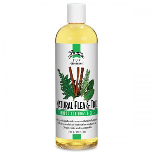 Top Performance Natural Flea & Tick Shampoo — 17 fl oz
