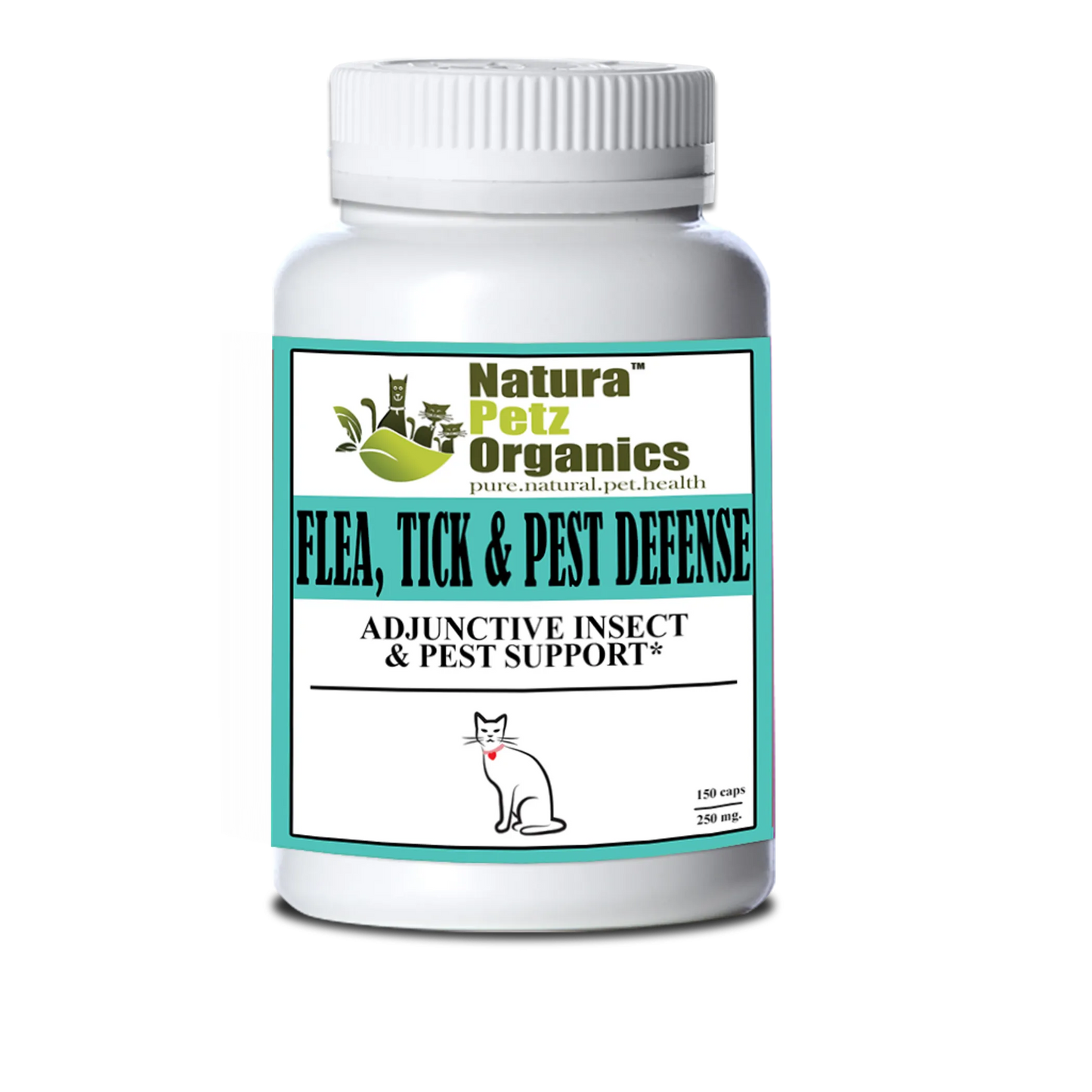 Natura Petz Organics – Flea, Tick & Pest Defense Capsules for Cats & Dogs