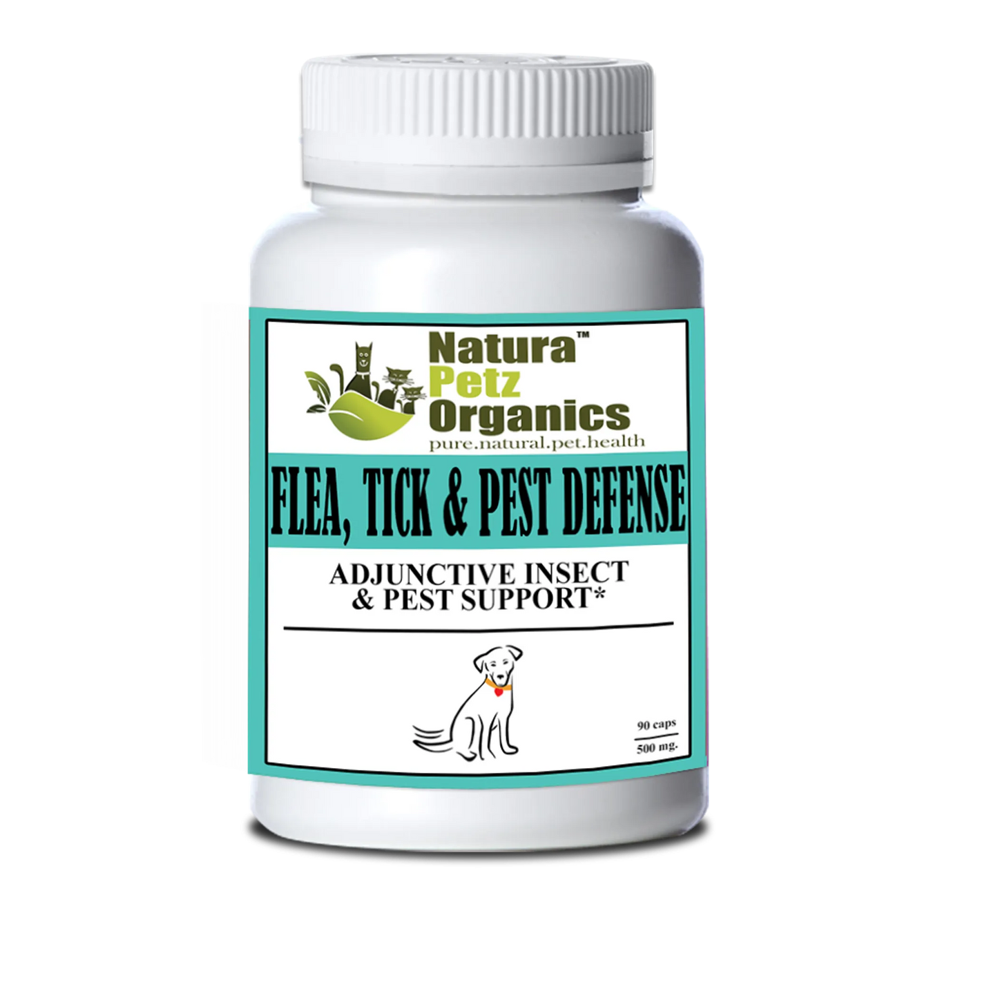 Natura Petz Organics – Flea, Tick & Pest Defense Capsules for Cats & Dogs