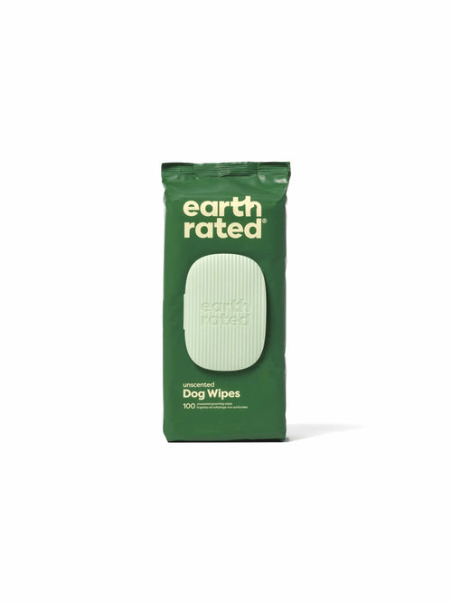 Earth Rated Unscented Dog Grooming Wipes 100ct