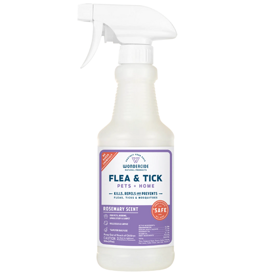 Wondercide – Flea, Tick & Mosquito Spray for Pets + Home (Rosemary Scent)