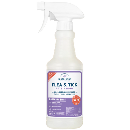 Wondercide – Flea, Tick & Mosquito Spray for Pets + Home (Rosemary Scent)