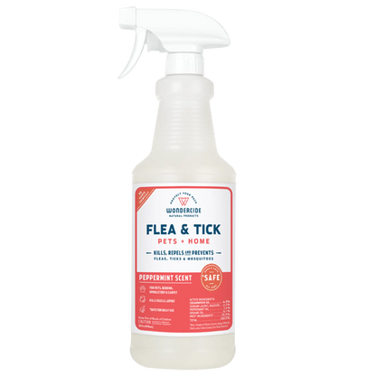 Wondercide – Flea, Tick & Mosquito Spray for Pets + Home (Cedar, Lemongrass & Peppermint Scents)