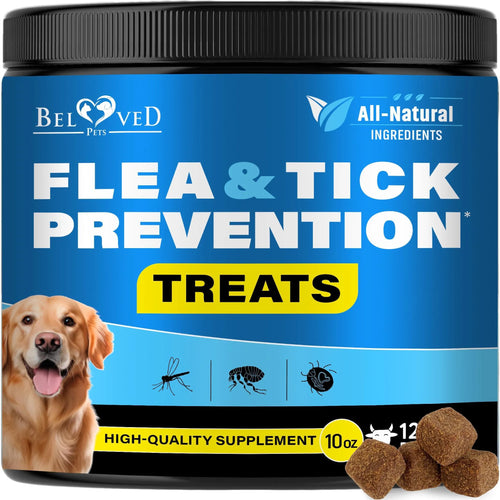 Beloved Pets Flea & Tick Support — Natural Daily Defense Chews for Dogs