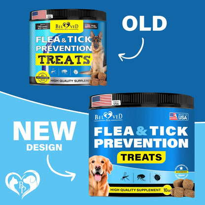 Beloved Pets Flea & Tick Support — Natural Daily Defense Chews for Dogs