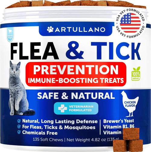 Artullano Flea & Tick Chews — Natural Flea & Tick Defense for Cats