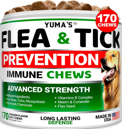 Yuma Flea & Tick Chews — Natural Daily Prevention for Dogs