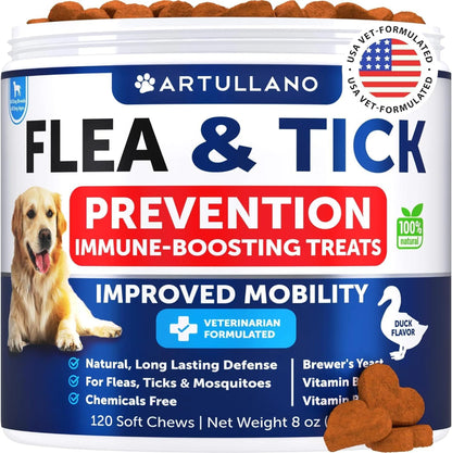 Artullano Flea & Tick Chews — Natural Daily Defense for Dogs