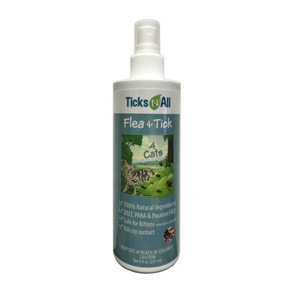 All Natural Flea & Tick 4 Cats 8oz