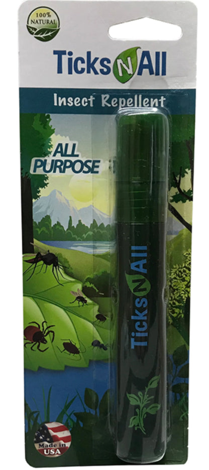 All Natural All Purpose Insect Repellent Mini Spray – Ticks-N-All