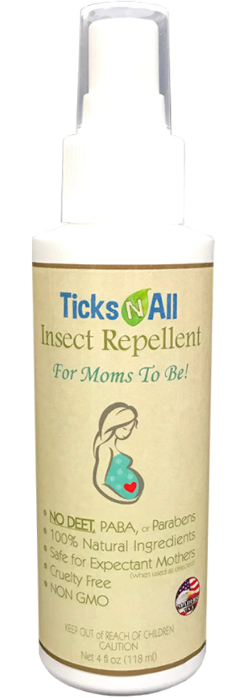 All Natural Insect Repellent 4 Mom's 2 B 4oz – Ticks-N-All
