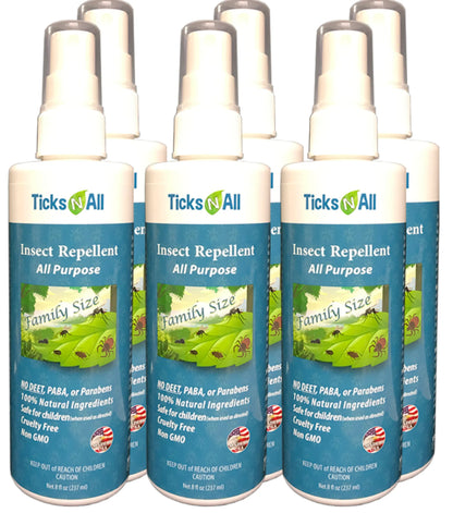 All Natural All Purpose Insect Repellent 4oz – Ticks-N-All
