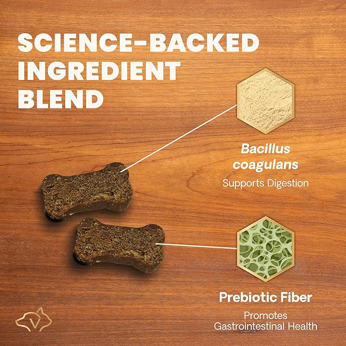 VetriScience® Gut Health – Daily Probiotic Chews for Dogs