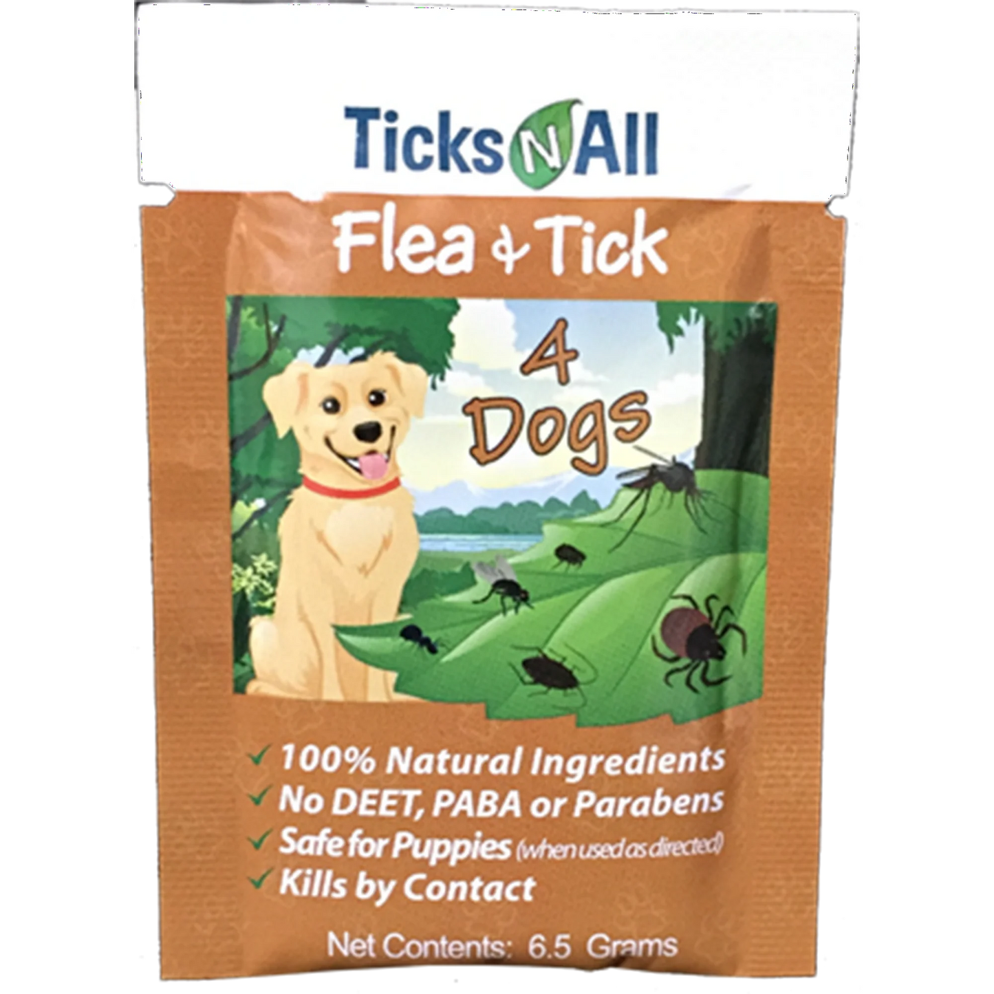 All Natural Flea and Tick Wipes 4-Dogs (10 count.) – Ticks-N-All
